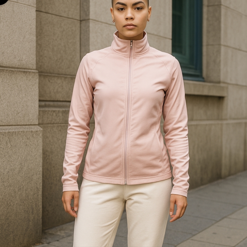 Active USA Work Light Pink Work Out Jacket